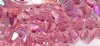25 Light Rose AB 4mm Bicone Swarovski